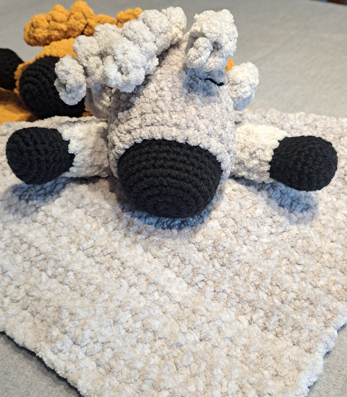 crochet highland cow lovey