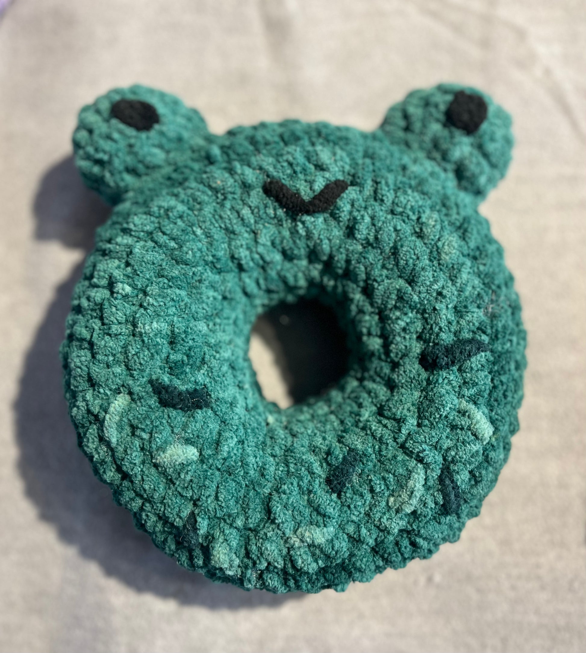 frog donut stuffed animal