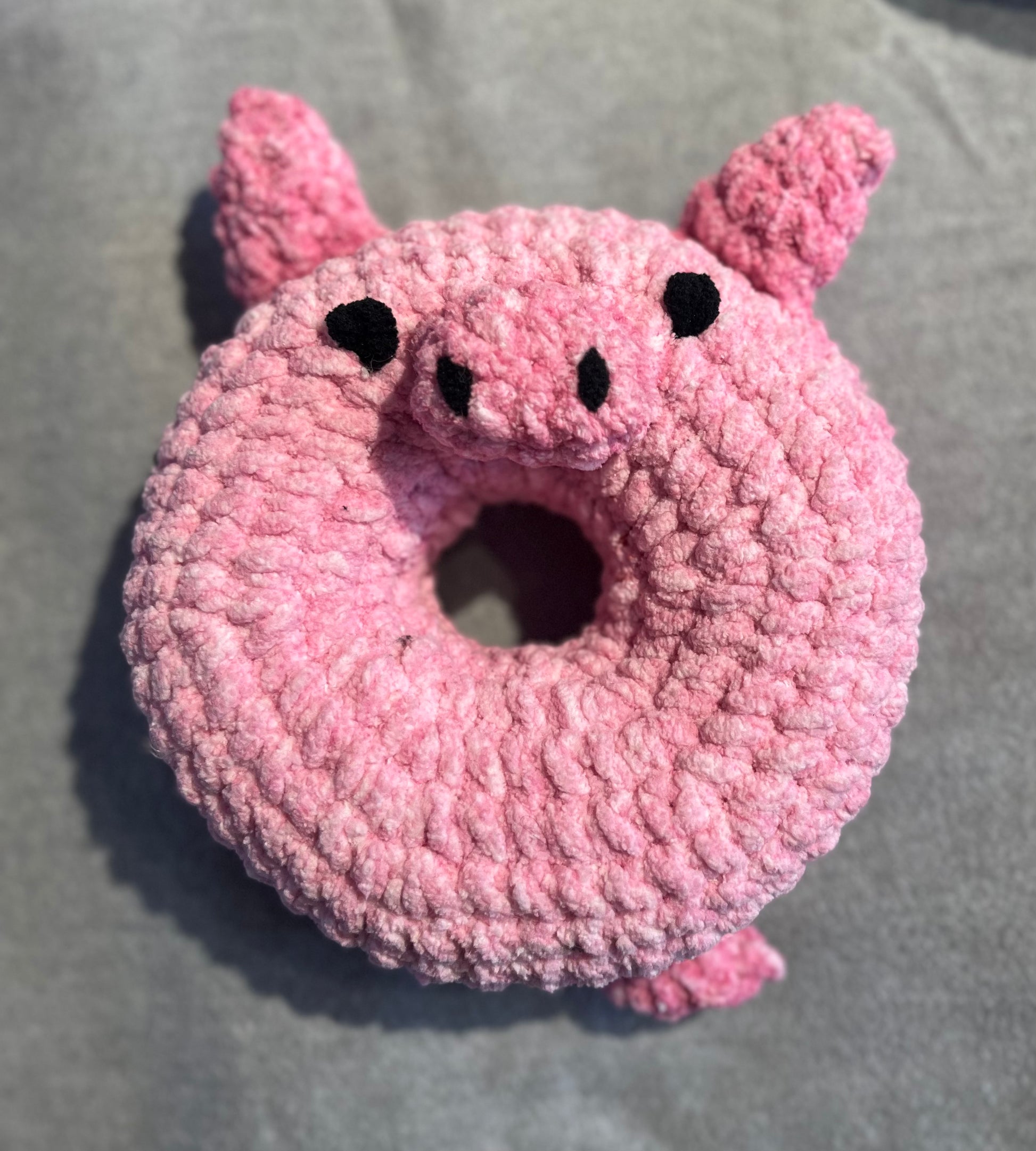 pig donut stuffed animal