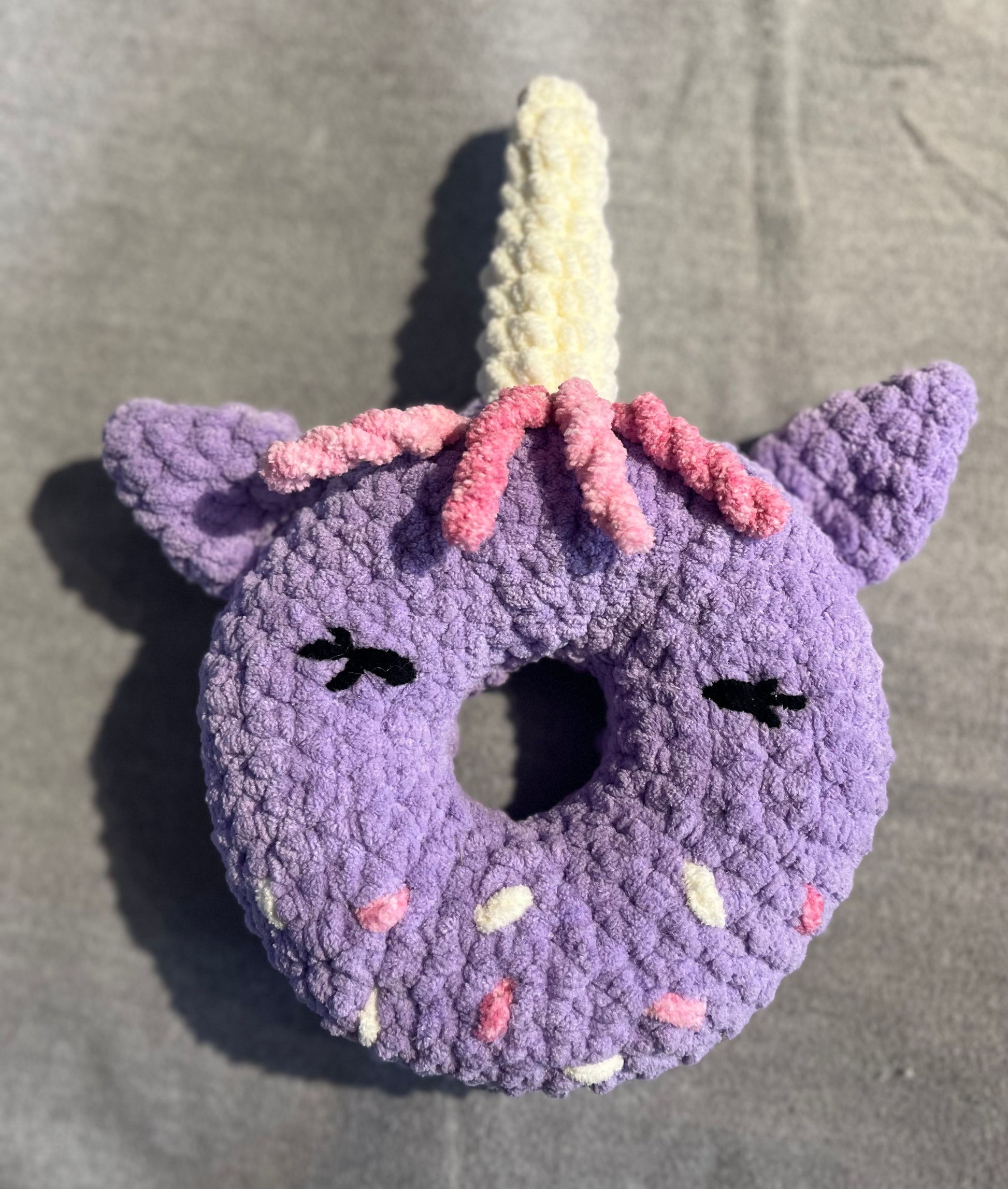 unicorn donut stuffed animal