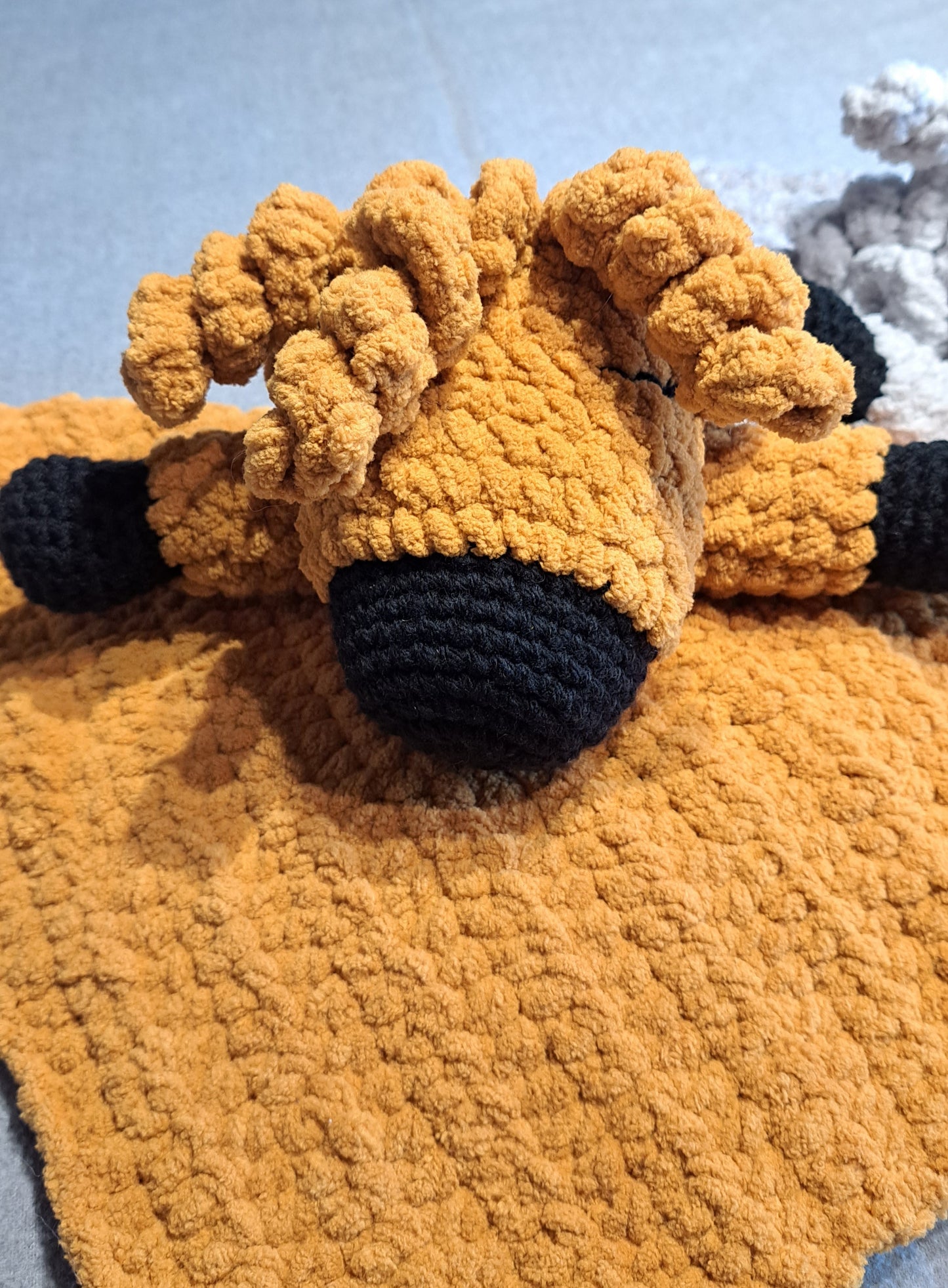 crochet highland cow lovey